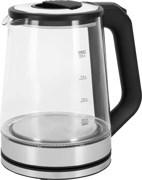 Чайник электрический Vitek VT-WK1085 1.8л. 1700Вт черный/серебристый корпус: металл