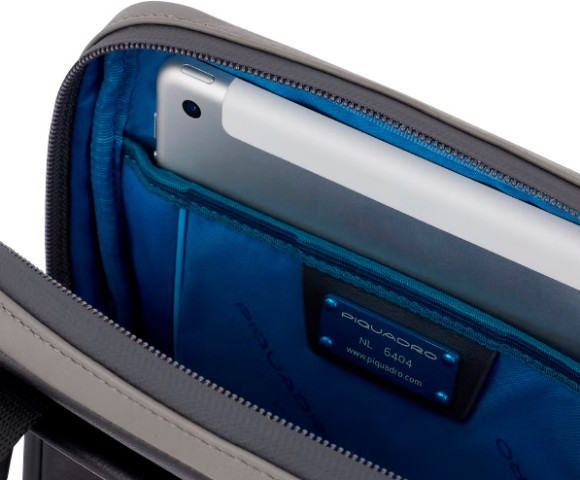 Сумка мужская Piquadro Urban CA1816UB00/NGR черная/серая натур.кожа