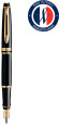 Ручка перьев. Waterman Expert 3 (S0951640) Black Laque GT F сталь подар.кор.