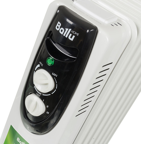 Радиатор масляный Ballu Classic BOH/CL-07WRN 1500Вт белый/черный