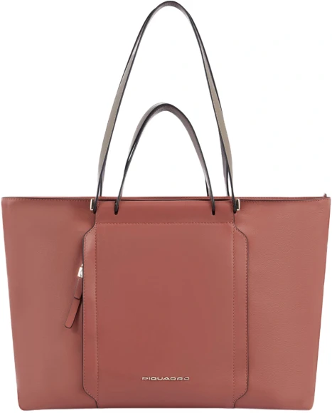 Деловая сумка женская Piquadro Circle BD3336W92/AZ3 с отделением для ноутбука 14" голубая натур.кожа