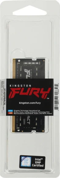 Память DDR4 16GB 3200MHz Kingston KF432S20IB/16 Fury Impact RTL PC4-25600 CL20 SO-DIMM 260-pin 1.2В single rank Ret