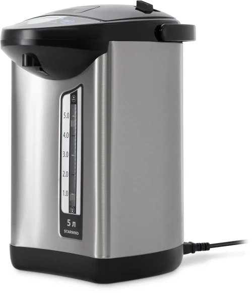 Термопот Starwind STP5741 5л. 800Вт серебристый/черный Термопот Starwind STP5741 5л. 800Вт серебристый/черный