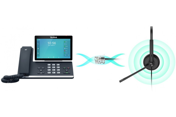 Гарнитура проводная Yealink YHS34 Dual черный