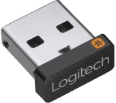 Ресивер USB Logitech Unifying черный Ресивер USB Logitech Unifying черный