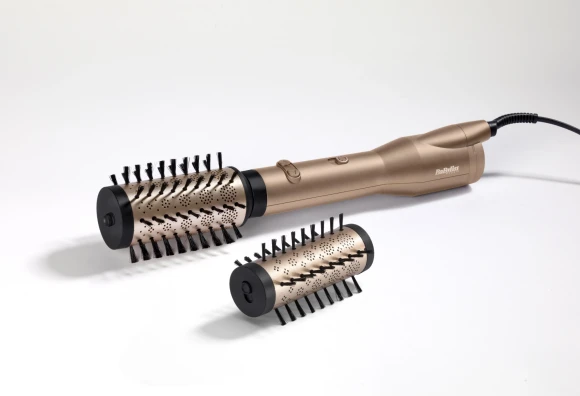 Фен-щетка Babyliss AS952E 650Вт золотистый