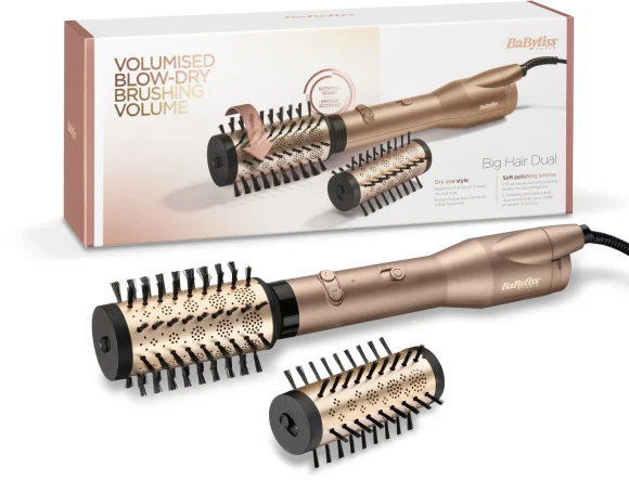 Фен-щетка Babyliss AS952E 650Вт золотистый