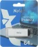 Флеш Диск Netac 64GB U185 NT03U185N-064G-32WH USB3.0 белый