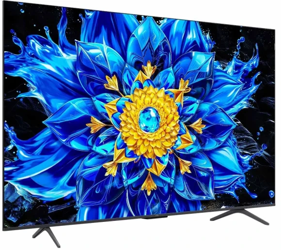 Телевизор QLED TCL 55" 55P8L (2026) Premium черный 4K Ultra HD 144Hz MEMC DVB-T DVB-T2 DVB-C DVB-S DVB-S2 USB WiFi Smart TV