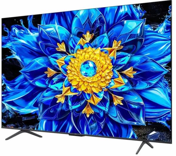 Телевизор QLED TCL 55" 55P8L (2026) Premium черный 4K Ultra HD 144Hz MEMC DVB-T DVB-T2 DVB-C DVB-S DVB-S2 USB WiFi Smart TV