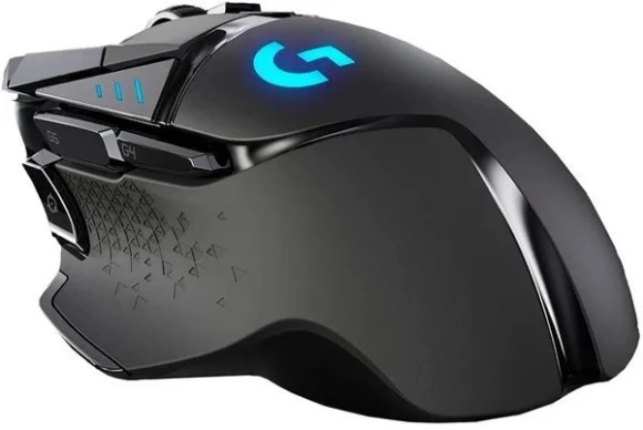 Мышь Logitech G502 Lightspeed черный оптическая 25600dpi беспров. USB 9but (910-005571)