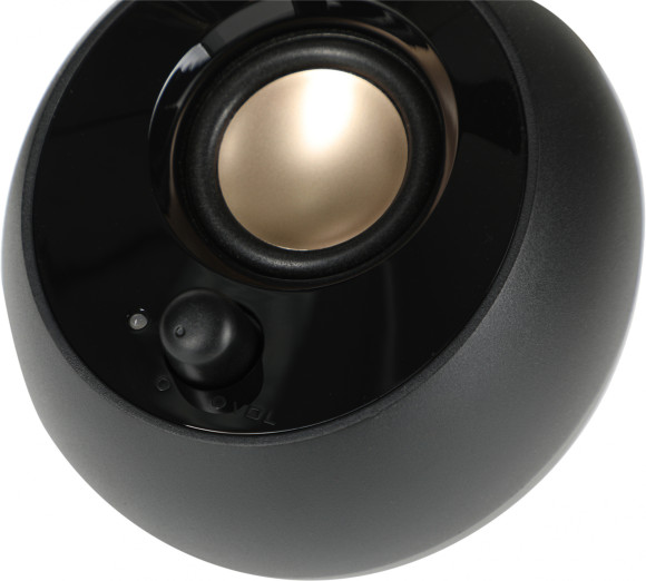 Колонки Creative PEBBLE MF1680 2.0 черный 4.4Вт