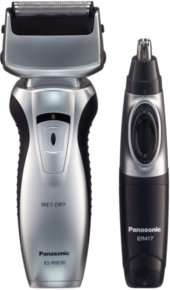 Бритва сетчатая Panasonic ES-RW30CM реж.эл.:2 питан.:аккум. серебристый/черный