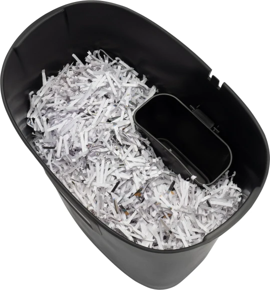 Шредер Buro Office BU-S1201 черный/серебристый с автоподачей (секр.P-4) фрагменты 12лист. 25лтр. скрепки скобы пл.карты CD