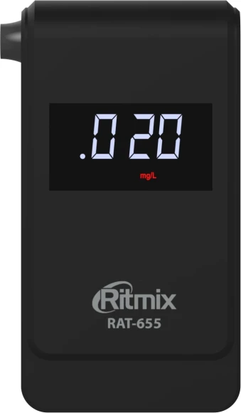 Алкотестер Ritmix RAT-655 электрохимический черный Алкотестер Ritmix RAT-655 электрохимический черный