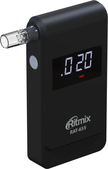 Алкотестер Ritmix RAT-655 электрохимический черный Алкотестер Ritmix RAT-655 электрохимический черный