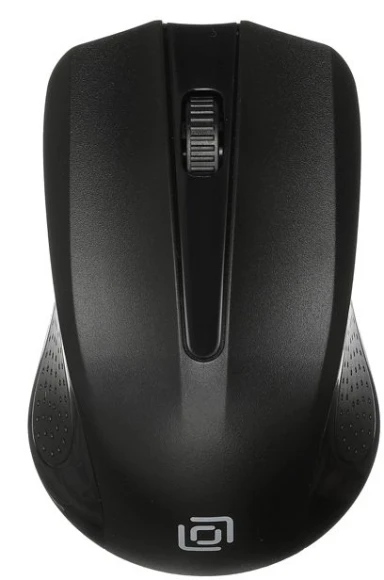 Мышь Оклик 485MW черный оптическая 1600dpi беспров. USB для ноутбука 3but (997819)