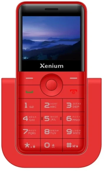 Мобильный телефон Xenium X700 красный моноблок 2Sim 2.31" 240x320 Nucleus 0.3Mpix GSM900/1800 MP3 FM microSD max32Gb