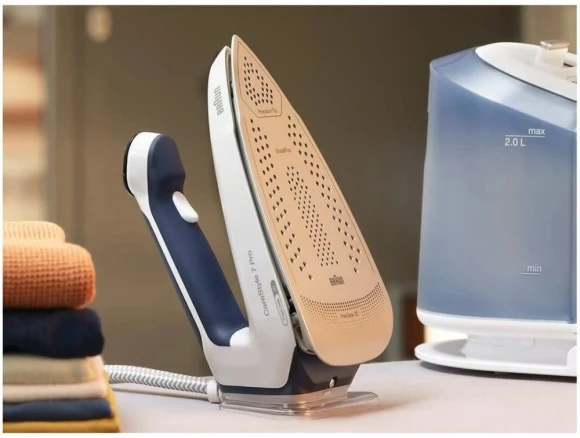 Парогенератор Braun CareStyle 7 IS7282BL 2700Вт синий/белый Парогенератор Braun CareStyle 7 IS7282BL 2700Вт синий/белый