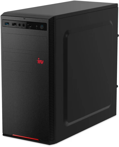 ПК IRU Home 310H6SE MT i3 12100 (3.3) 8Gb SSD1Tb UHDG 730 FreeDOS GbitEth 400W черный (RUS) (1994642)