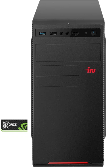 ПК IRU Home 310H6SE MT i3 12100 (3.3) 8Gb SSD1Tb UHDG 730 FreeDOS GbitEth 400W черный (RUS) (1994642)