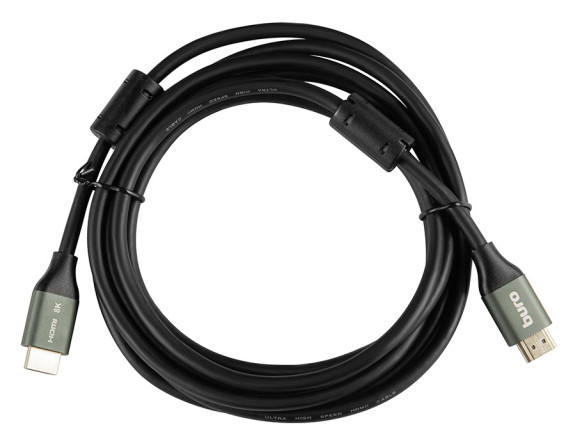 Кабель аудио-видео Buro HDMI (m)/HDMI (m) 3м. феррит.кольца позолоч.конт. черный (BHP-HDMI-2.1-3G) Кабель аудио-видео Buro HDMI (m)/HDMI (m) 3м. феррит.кольца позолоч.конт. черный (BHP-HDMI-2.1-3G)