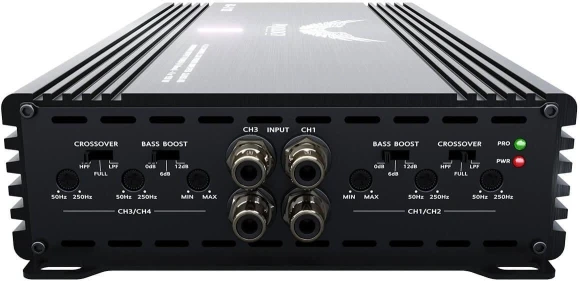 Усилитель автомобильный Prology HQ-4.100 четырехканальный Усилитель автомобильный Prology HQ-4.100 четырехканальный