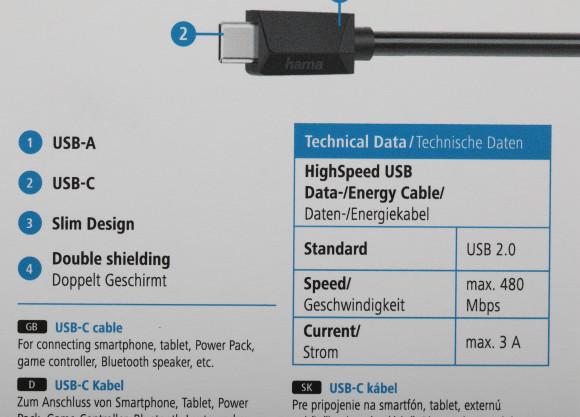 Кабель Hama H-200632 ver2.0 USB Type-C USB A(m) 1.5м (00200632) Кабель Hama H-200632 ver2.0 USB Type-C USB A(m) 1.5м (00200632)