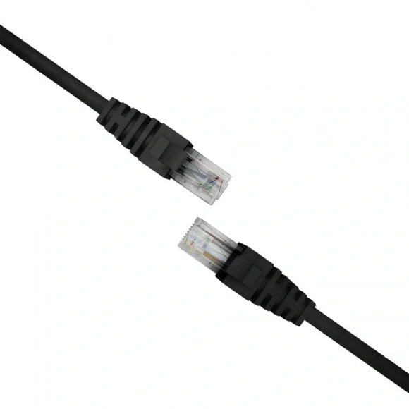 Патч-корд NTSS NTSS-PC-UTP-RJ45-5e-5.0-LSZH-BL UTP RJ-45 вил.-вилка RJ-45 кат.5E 5м черный LSZH 26AWG