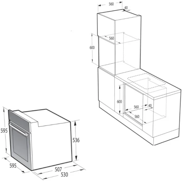 Духовой шкаф Электрический Gorenje BO6725E02ABGN черный