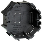 Коробка Legrand Etika 031301 монтажная R38x40мм черный Коробка Legrand Etika 031301 монтажная R38x40мм черный