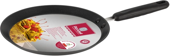 Сковорода блинная Rondell Pancake frypan RDA-274 круглая 22см покрытие: TriTitan ручка несъемная (без крышки) черный