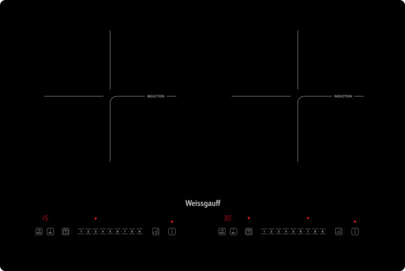 Индукционная варочная поверхность Weissgauff HI 412 H черный