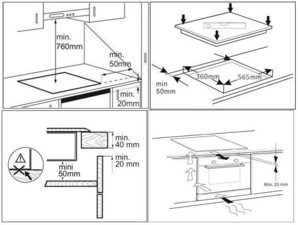 Индукционная варочная поверхность Weissgauff HI 412 H черный Индукционная варочная поверхность Weissgauff HI 412 H черный