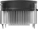 Устройство охлаждения(кулер) PcCooler R95-I Soc-1200/1700/1851 серебристый/черный 4-pin 31.2dB Al+Cu 95W 400gr Ret (R95-XXNIXX-GL)