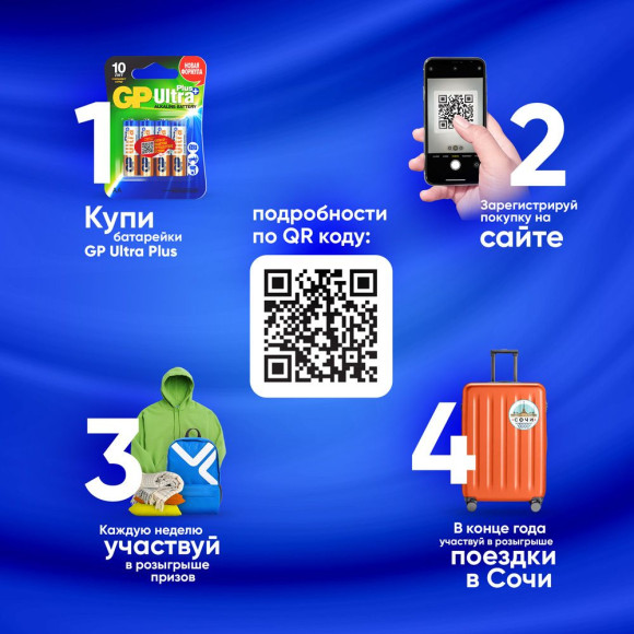 Батарея GP Ultra Plus Alkaline 24AUP LR03 AAA (2шт) Батарея GP Ultra Plus Alkaline 24AUP LR03 AAA (2шт)