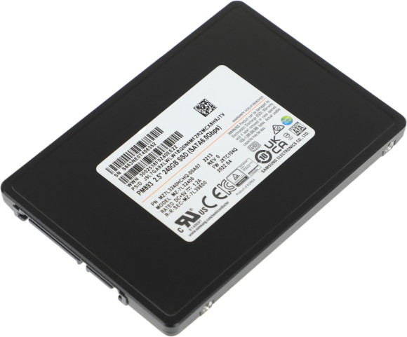 Накопитель SSD Samsung SATA-III 240GB MZ7L3240HCHQ-00A07 PM893 2.5" 1 DWPD OEM