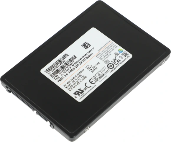 Накопитель SSD Samsung SATA-III 240GB MZ7L3240HCHQ-00A07 PM893 2.5" 1 DWPD OEM