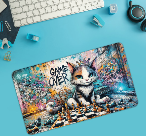 Коврик для мыши Cactus Game Over 700x400x4мм (CS-MP-COR01XLL) Коврик для мыши Cactus Game Over 700x400x4мм (CS-MP-COR01XLL)