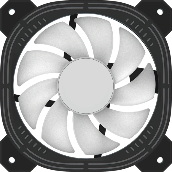 Вентилятор для корпуса Formula Nulight 12WH Reverse ARGB 120х120x25 белый 4-pin 25.34дБ (NULIGHT 12WH ARPW REVERSE) Ret