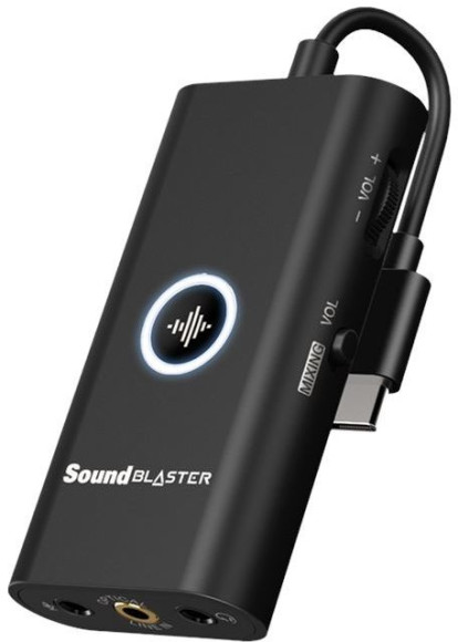 Звуковая карта Creative USB-C Sound Blaster G3 (BlasterX Acoustic Engine Pro) 7.1 Ret
