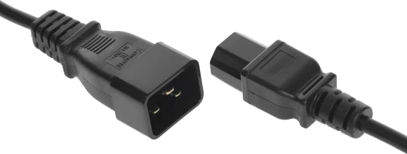 Шнур питания Lanmaster LAN-PP13/20-3.0-BK C13-C20 проводник.:3x0.75мм2 3м 220В 10А черный