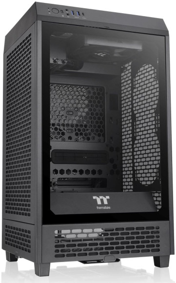 Корпус Thermaltake The Tower 200 черный без БП miniITX 6x120mm 4x140mm 2xUSB3.0 audio bott PSU