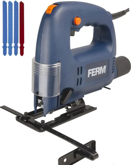 Лобзик Ferm JSM1023 +1пил. 570Вт 3000ходов/мин от электросети Лобзик Ferm JSM1023 +1пил. 570Вт 3000ходов/мин от электросети