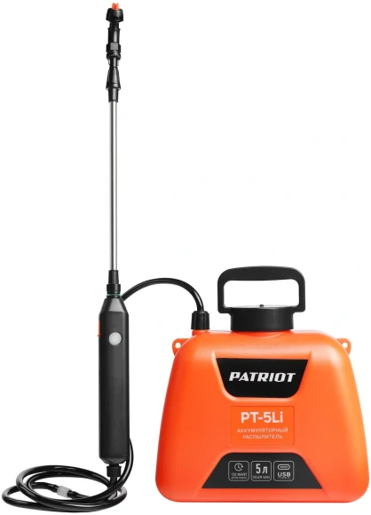 Опрыскиватель Patriot PT-5Li аккум. наплеч. 5л оранжевый (755302609)