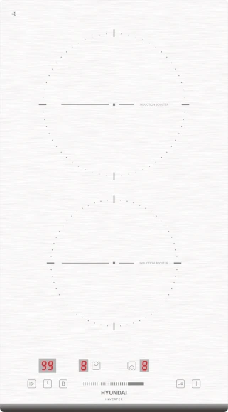 Индукционная варочная поверхность Hyundai HHI 3752 WG белый Индукционная варочная поверхность Hyundai HHI 3752 WG белый