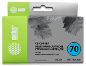 Картридж струйный Cactus CS-C9448A №70 черный матовый (130мл) для HP DJ Z3100 с чипом
