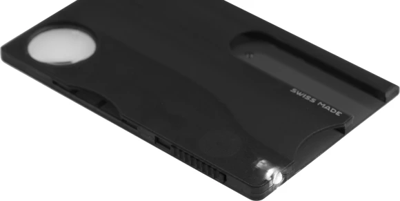 Швейцарская карта Victorinox SwissCard Lite (0.7333.T3) черный полупрозрачный коробка подарочная