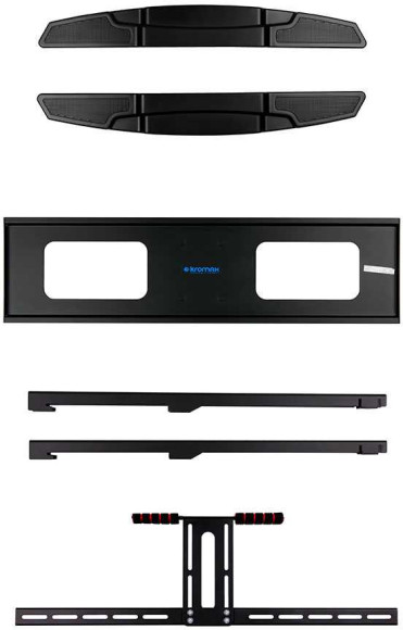 Кронштейн для телевизора Kromax ATLANTIS-99 черный 40"-65" макс.35кг настенный поворот и наклон верт.перемещ. Кронштейн для телевизора Kromax ATLANTIS-99 черный 40"-65" макс.35кг настенный поворот и наклон верт.перемещ.