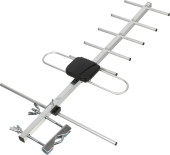 Антенна телевизионная Hyundai H-TAE120 11дБ пассивная серебристый Антенна телевизионная Hyundai H-TAE120 11дБ пассивная серебристый